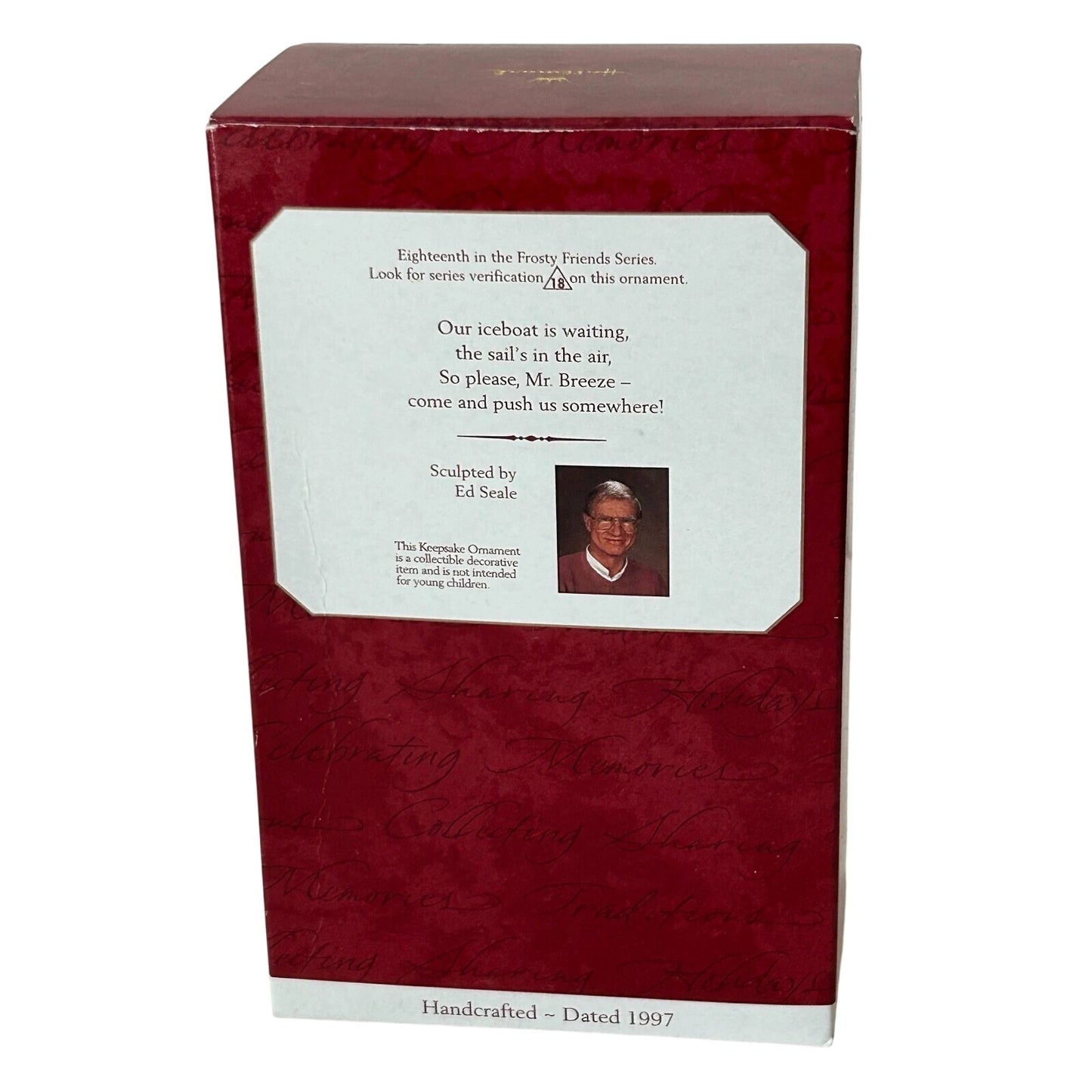 1997 Ice Sail Boat Hallmark Ornament (Frosty Friends) QX6255