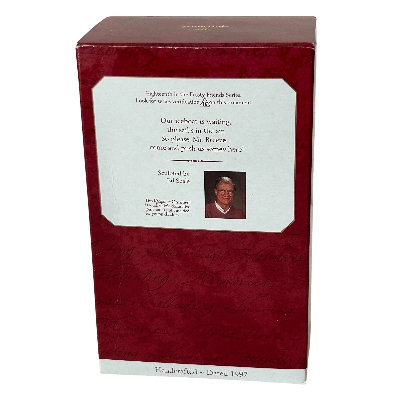 1997 Ice Sail Boat Hallmark Ornament (Frosty Friends) QX6255