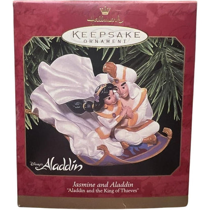 1997 Jasmine and Aladdin Hallmark Ornament (Aladdin and the King of Thieves) QXD4062