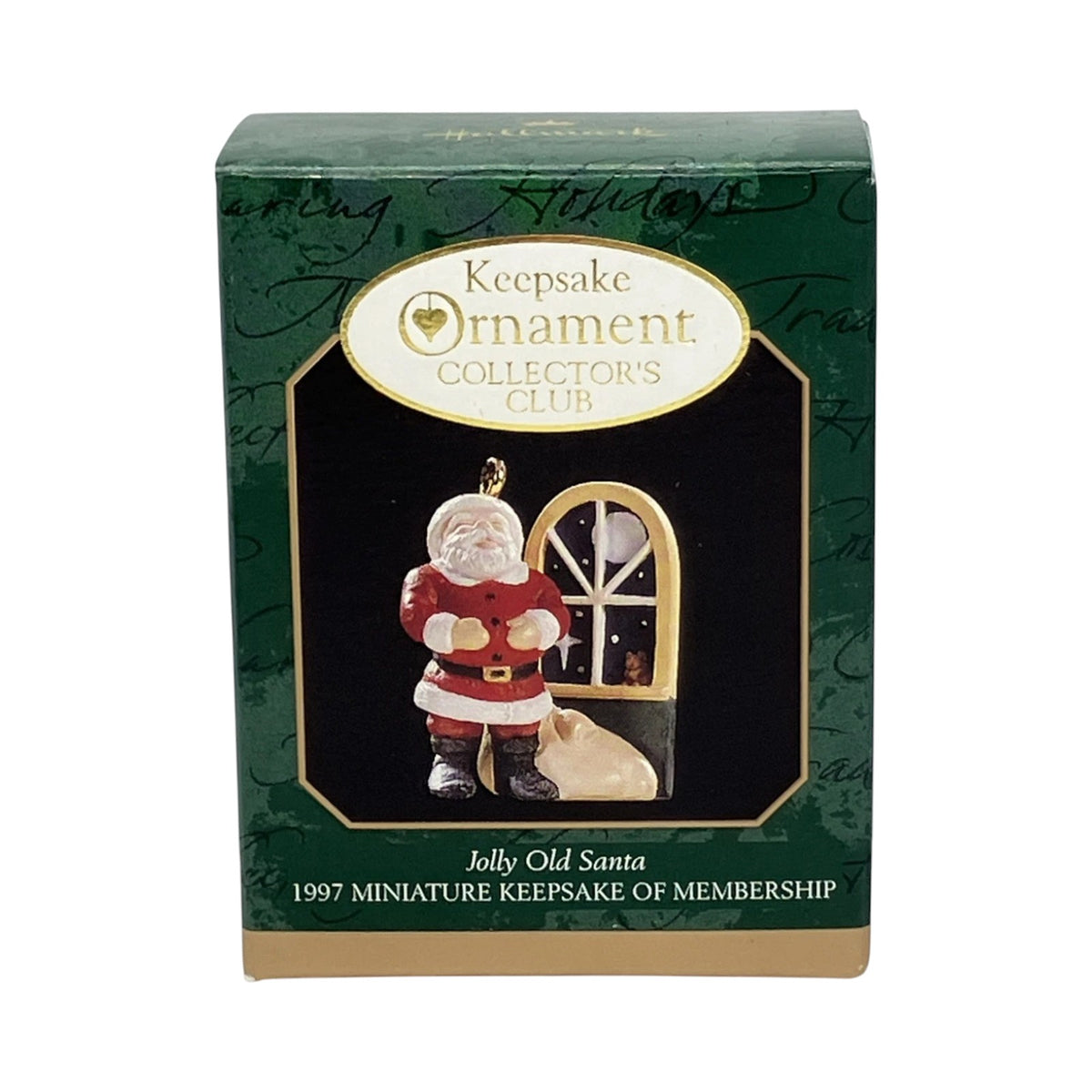 1997 Jolly Old Santa Hallmark Ornament (Santa Claus) QXC5145 Image2