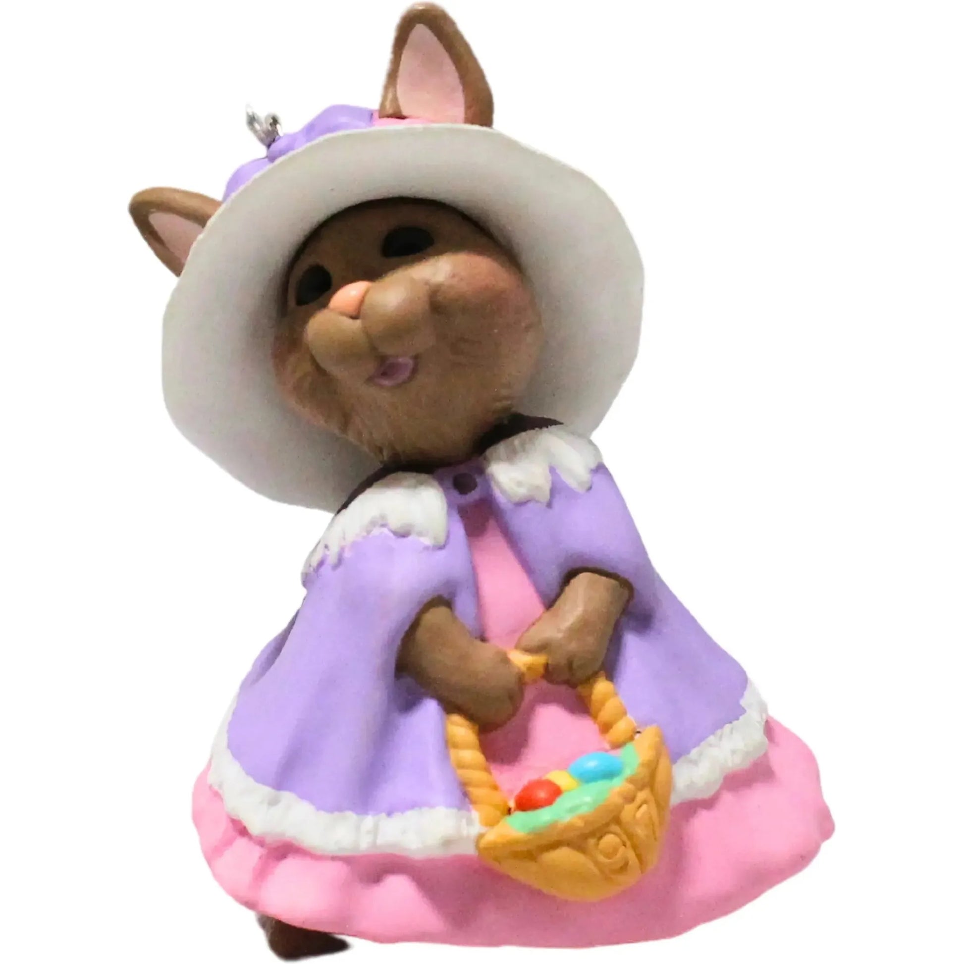 1997 Lavender Dress Hallmark Ornament (Springtime Bonnets) QEO8672