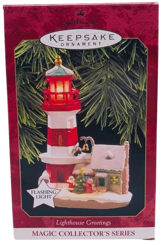 1997 Lighthouse Greetings Hallmark Ornament (Lighthouse Greetings) QLX7442 Image2