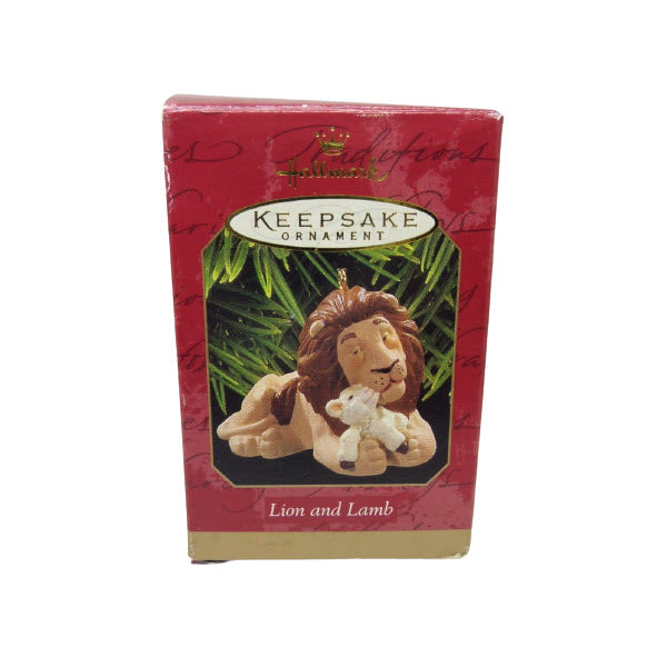 1997 Lion and Lamb Hallmark Ornament (Lion) QX6602