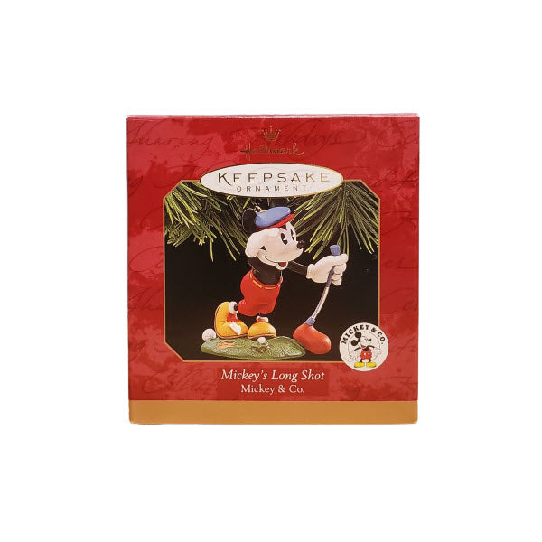 1997 Mickey's Long Shot Hallmark Ornament (Golf) QXD6412