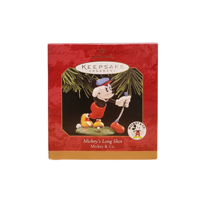 1997 Mickey's Long Shot Hallmark Ornament (Golf) QXD6412
