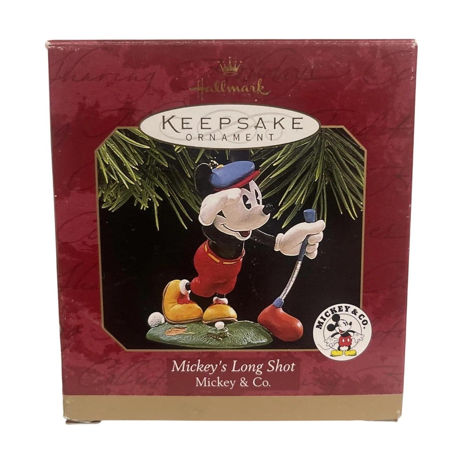 1997 Mickey's Long Shot Hallmark Ornament (Golf) QXD6412 Image2