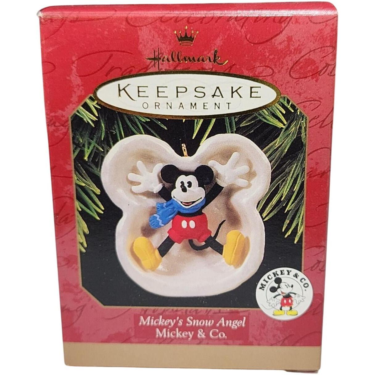1997 Mickey's Snow Angel Hallmark Ornament (Mickey Mouse & Friends) QXD4035