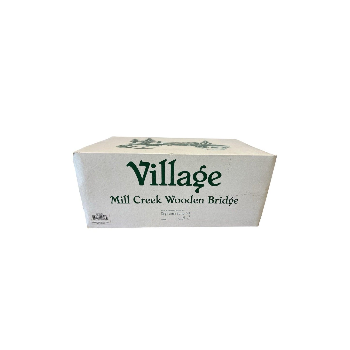 1997 Mill Creek Wooden Bridge Village Accessories Department 56 52653 Image2