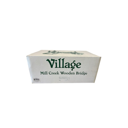 1997 Mill Creek Wooden Bridge Village Accessories Department 56 52653 Image2