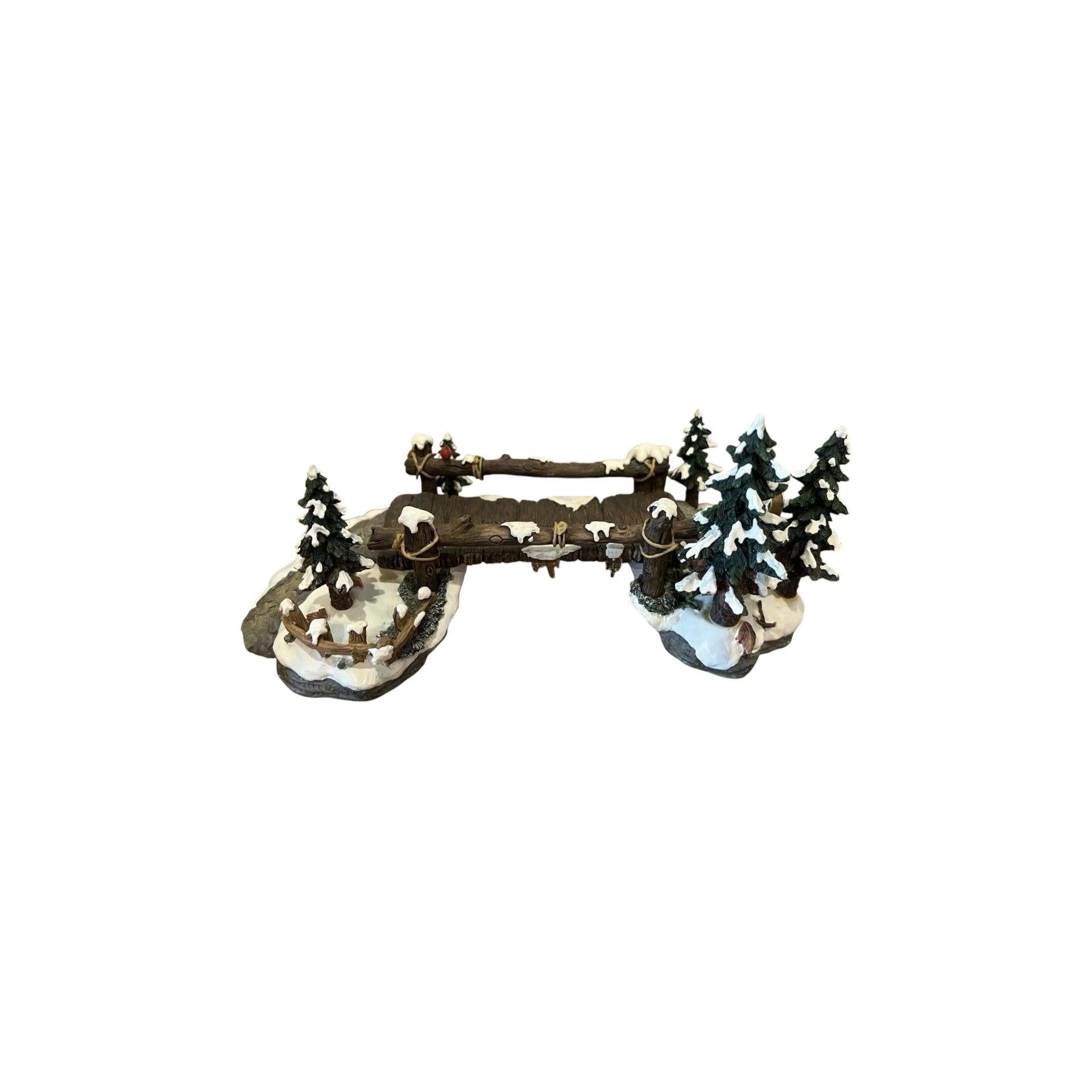 1997 Mill Creek Wooden Bridge Village Accessories Department 56 52653 Image3