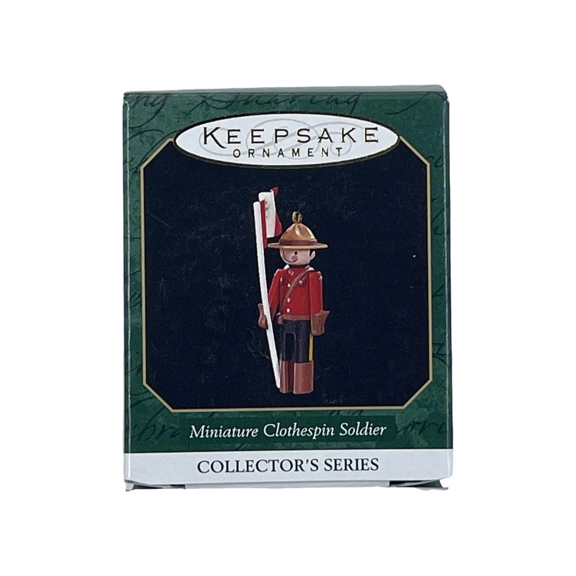 1997 Miniature Clothespin Soldier - 3rd Hallmark Ornament (Clothespin Solider) QXM4155 Image2