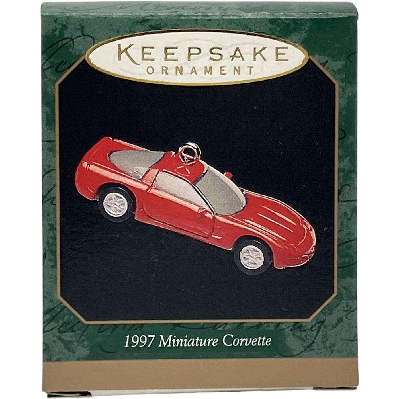 1997 Miniature Corvette Hallmark Ornament (Classic American Cars) QXI4322