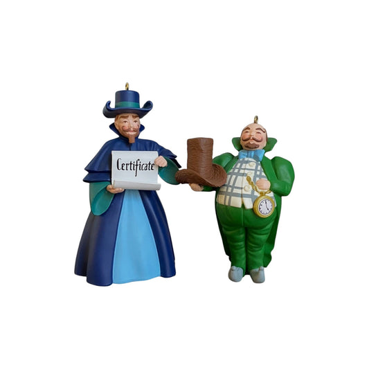 1997 Munchkinland Mayor and Coroner Hallmark Ornament (The Wizard of Oz) QX6463 Image1