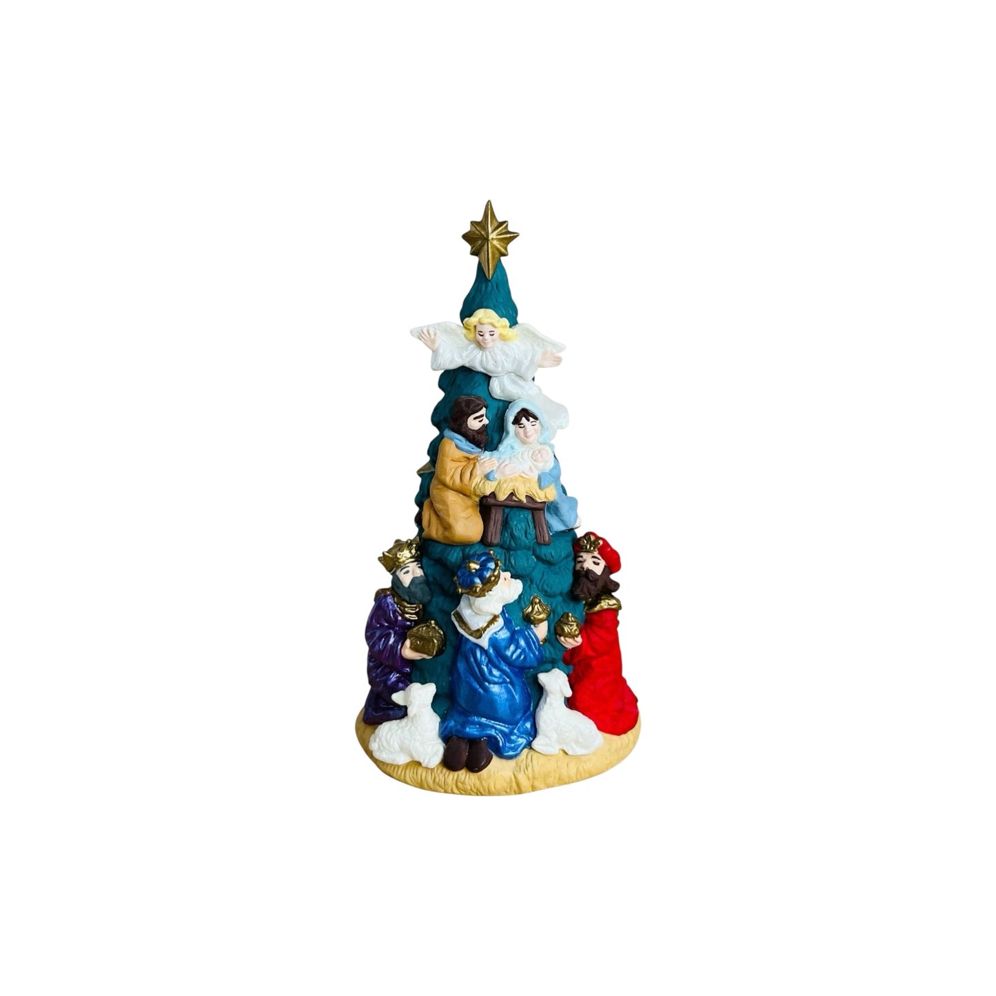 1997 Nativity Tree Hallmark Ornament (Nativity) QX6575 Image1