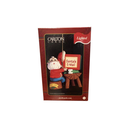 1997 North.Pole.com Santa’s Email (Santa Claus) Carlton Cards Heirloom Ornament CXOR-129W Image2