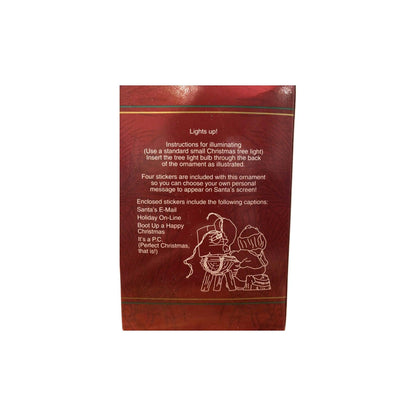 1997 North.Pole.com Santa’s Email (Santa Claus) Carlton Cards Heirloom Ornament CXOR-129W Image7