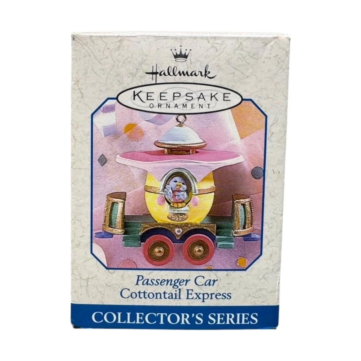 1997 Passenger Car Hallmark Ornament (Cottontail Express) QEO8376 Image2