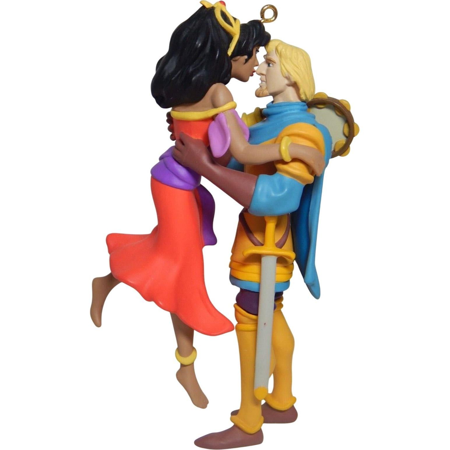 1997 Phoebus and Esmeralda Hallmark Ornament (The Hunchback of Notre Dame) QXD6344