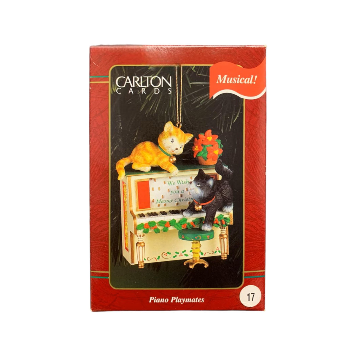 1997 Piano Playmates Carlton Cards Ornaments (Piano) CXOR-069W Image2
