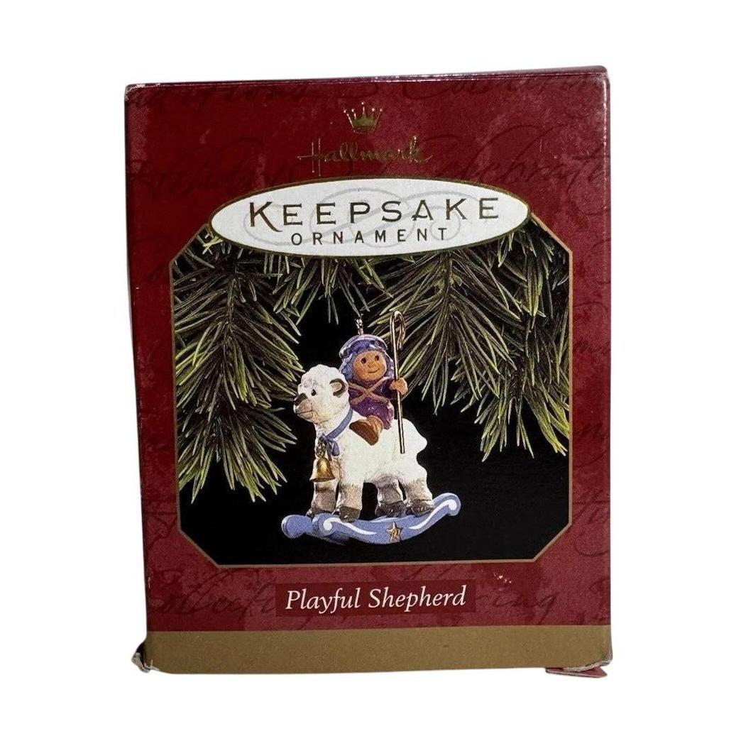 1997 Playful Shepherd Hallmark Ornament (Shepherd) QX6592 Image2