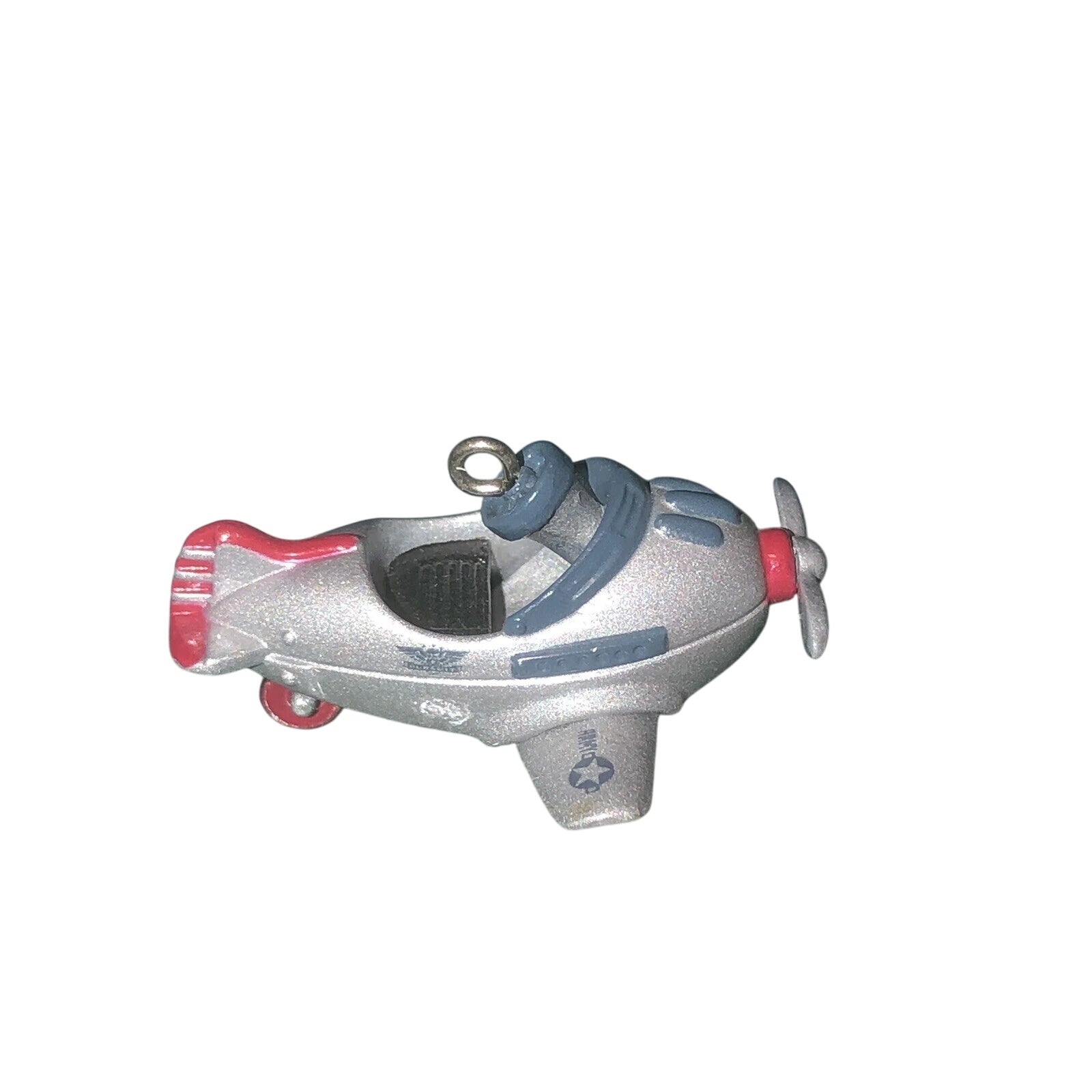 1997 Pursuit Airplane Hallmark Ornament (Miniature Kiddie Car Classics) QXM4132