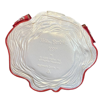 1997 Red Dress with Bows Hallmark Ornament (Holiday Barbie) QXI6212