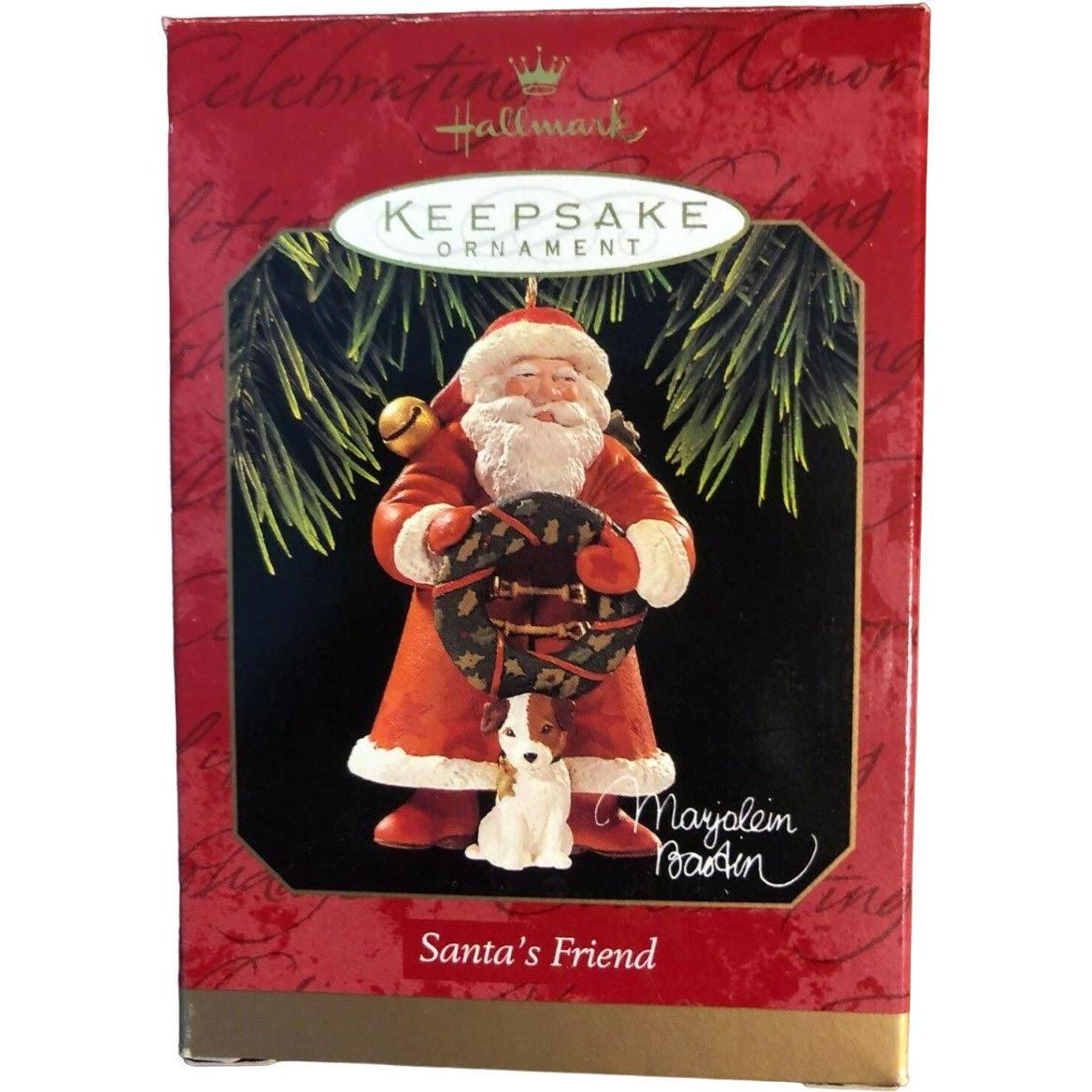 1997 Santa's Friend Hallmark Ornament (Puppy) QX6685