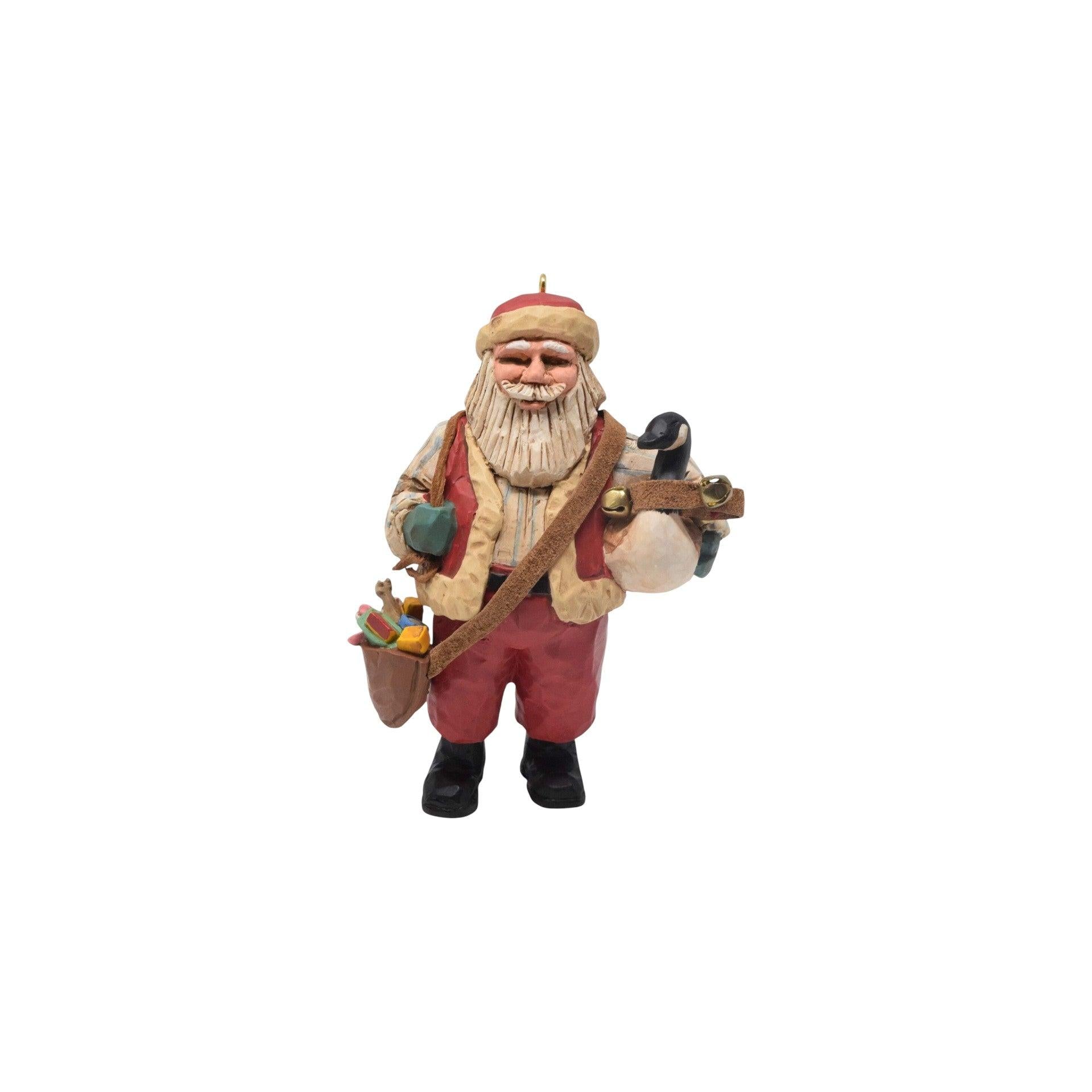 1997 Santa's Merry Path Hallmark Ornament (Folk Art Americana) QX6785 Image1
