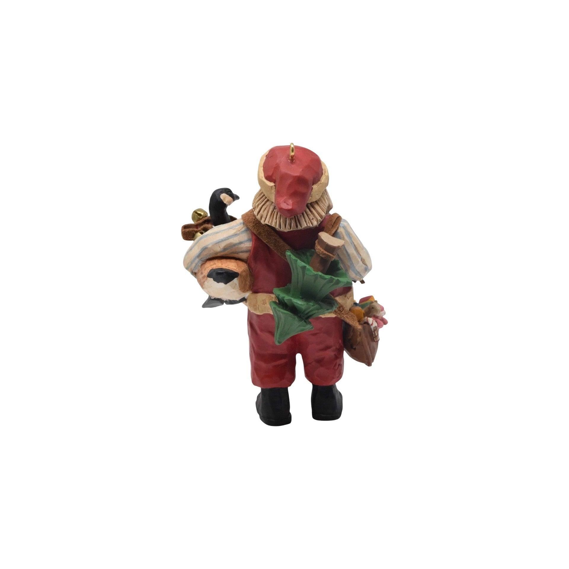 1997 Santa's Merry Path Hallmark Ornament (Folk Art Americana) QX6785 Image4