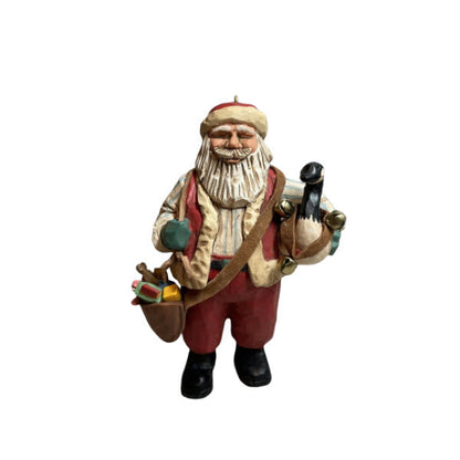 1997 Santa's Merry Path Hallmark Ornament (Folk Art Americana) QX6785
