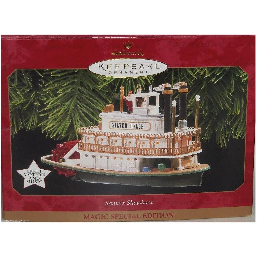1997 Santa's Showboat Hallmark Ornament (Boat) QLX7465