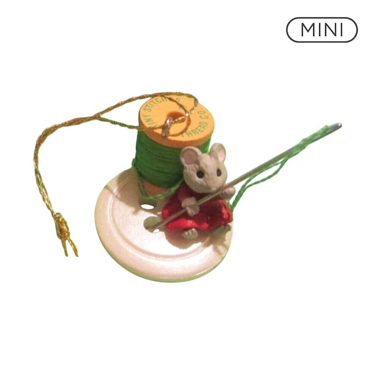 1997 Sew Talented Hallmark Ornament (Six Mice) QXM4195 Image1