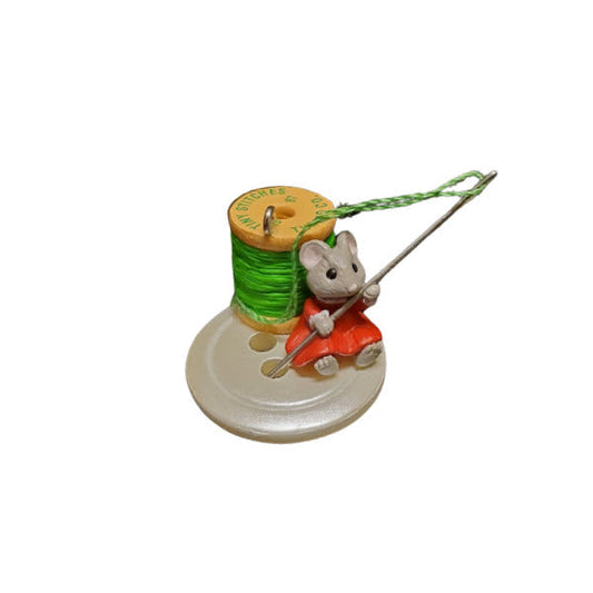 1997 Sew Talented Hallmark Ornament (Six Mice) QXM4195