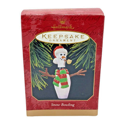 1997 Snow Bowling Hallmark Ornament (Snowman) QX6395