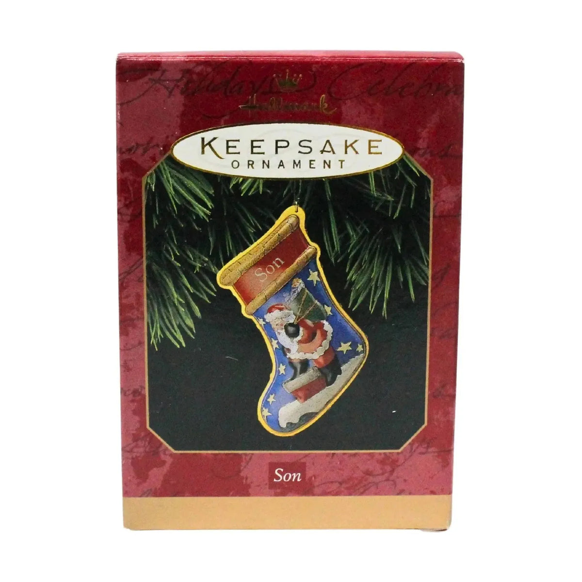 1997 Son Hallmark Ornament (Stocking) QX6605 Image2