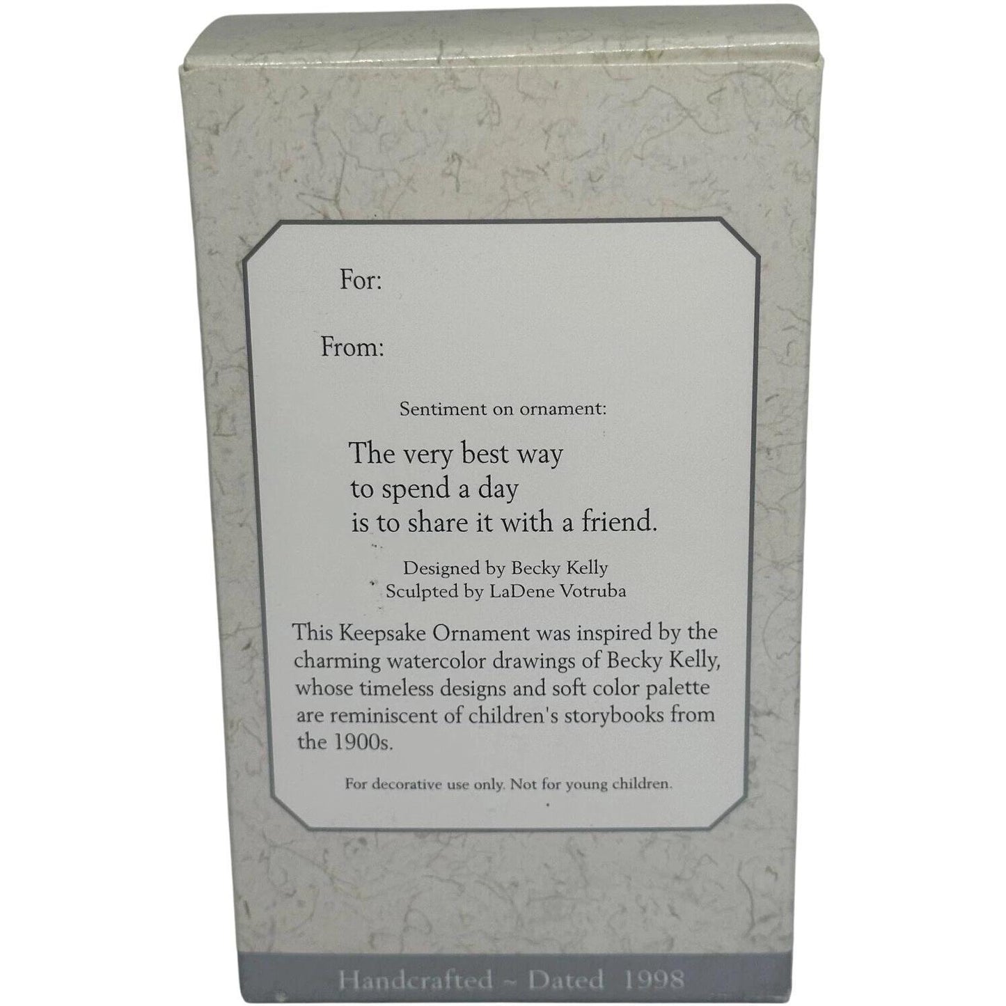 1997 Special Friends Hallmark Ornament (World of Wishes) QEO8523