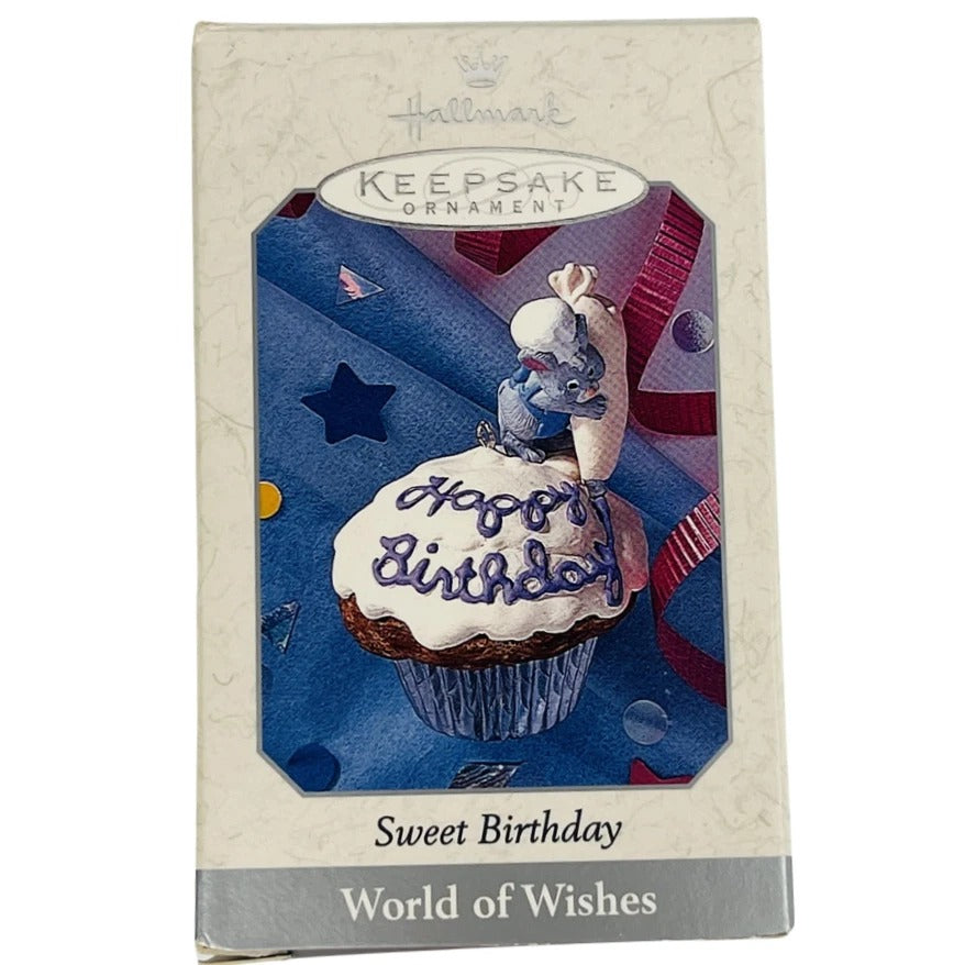 1997 Sweet Birthday Hallmark Ornament (World of Wishes) QEO8473