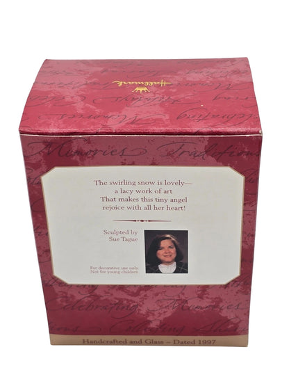 1997 Swinging in the Snow Hallmark Ornament (Bell) QX6775