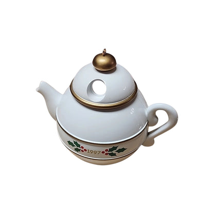 1997 Teapot Party Hallmark Ornament (Teapot) QLX7482 Image4