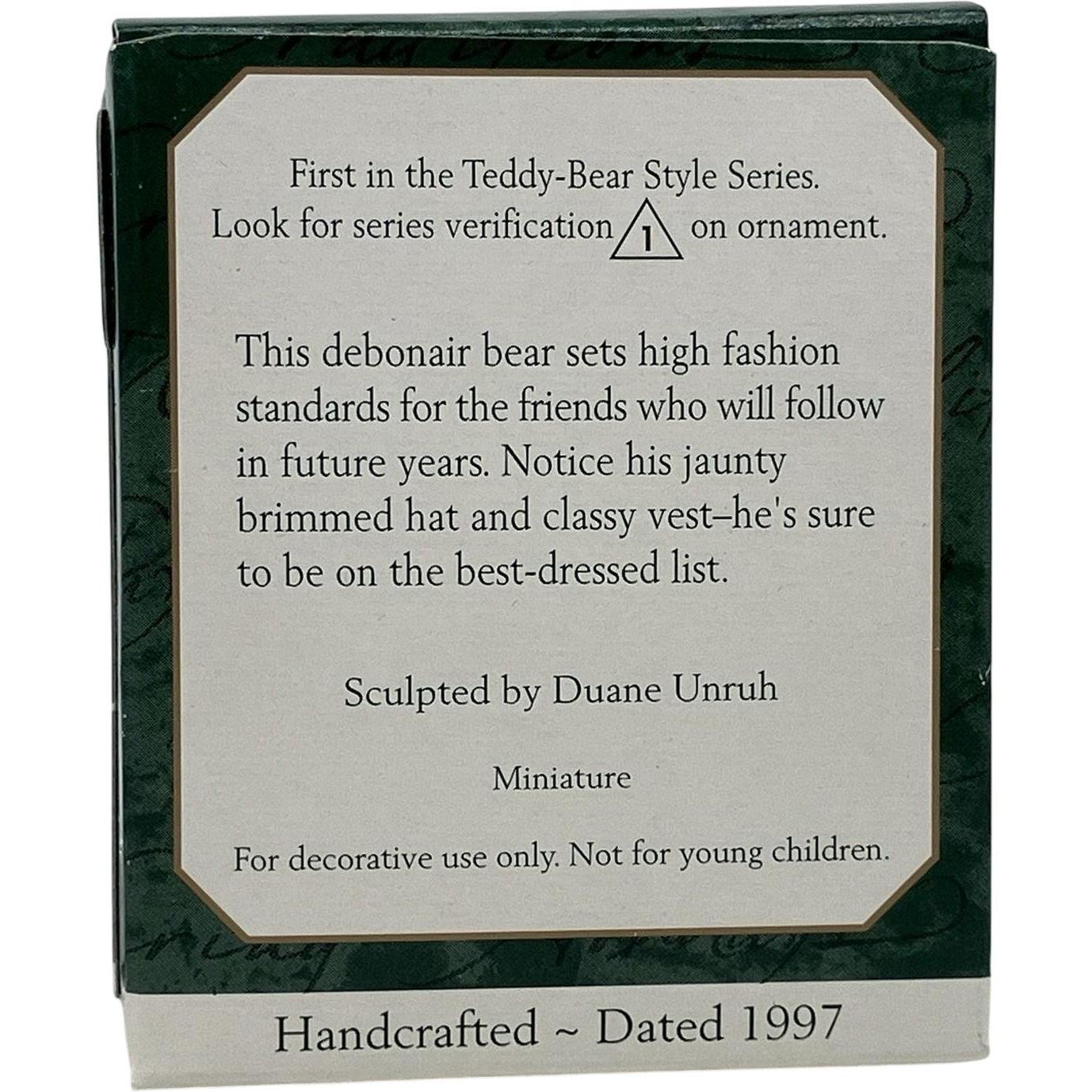 1997 Teddy-Bear Style Hallmark Ornament (Teddy-Bear Style) QXM4215