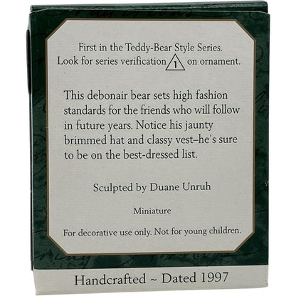 1997 Teddy-Bear Style Hallmark Ornament (Teddy-Bear Style) QXM4215