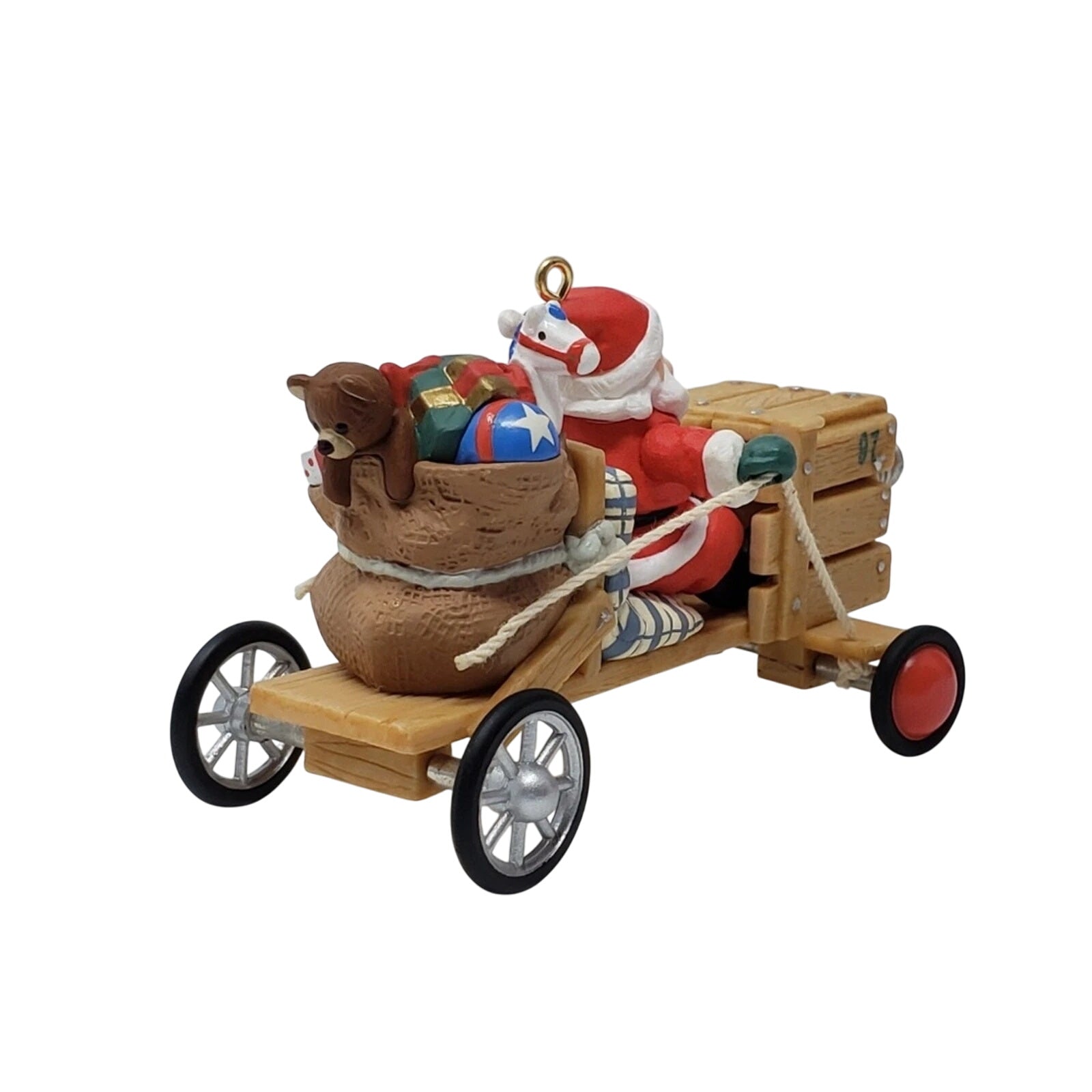 1997 The Claus-Mobile Hallmark Ornament (Here Comes Santa) QX6262