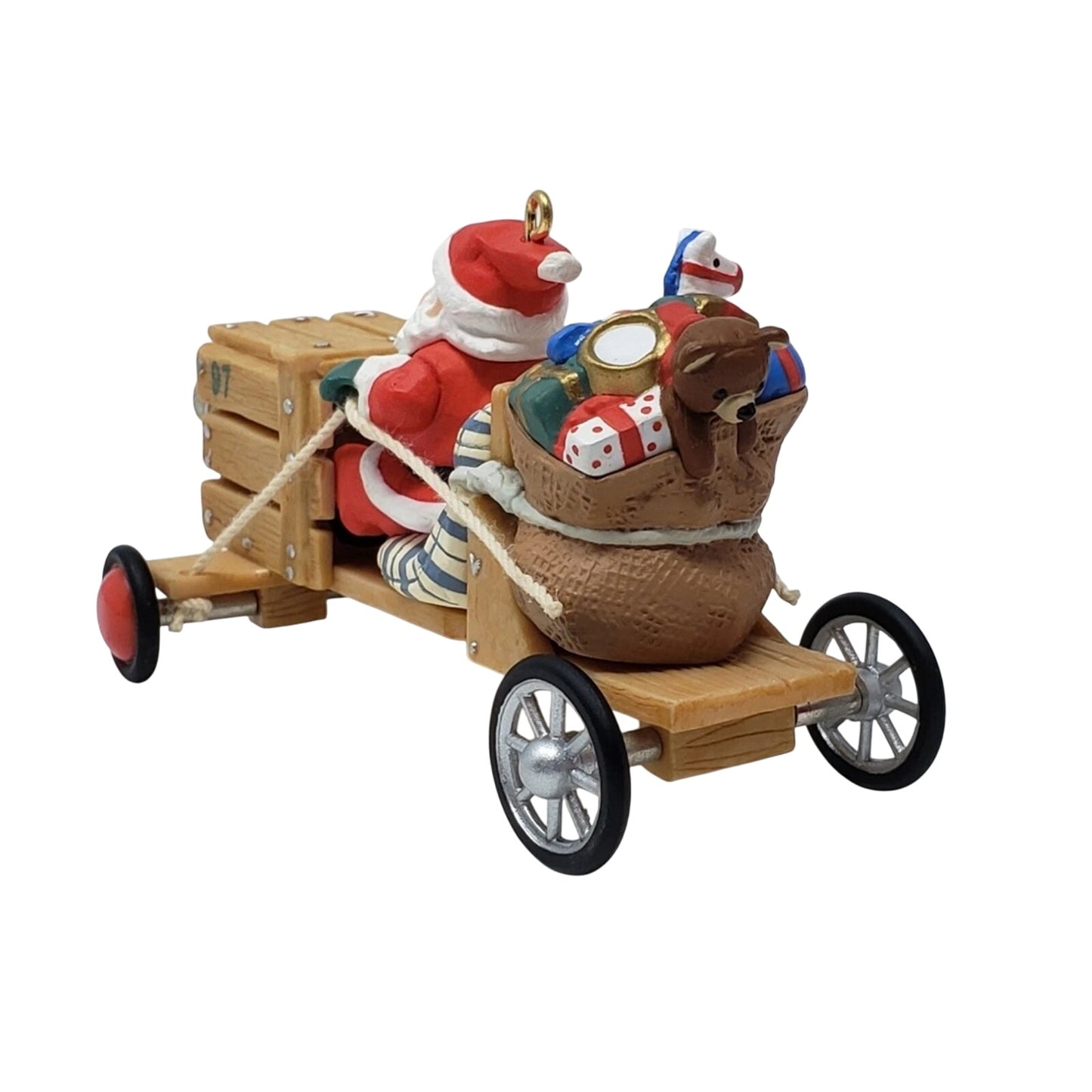 1997 The Claus-Mobile Hallmark Ornament (Here Comes Santa) QX6262
