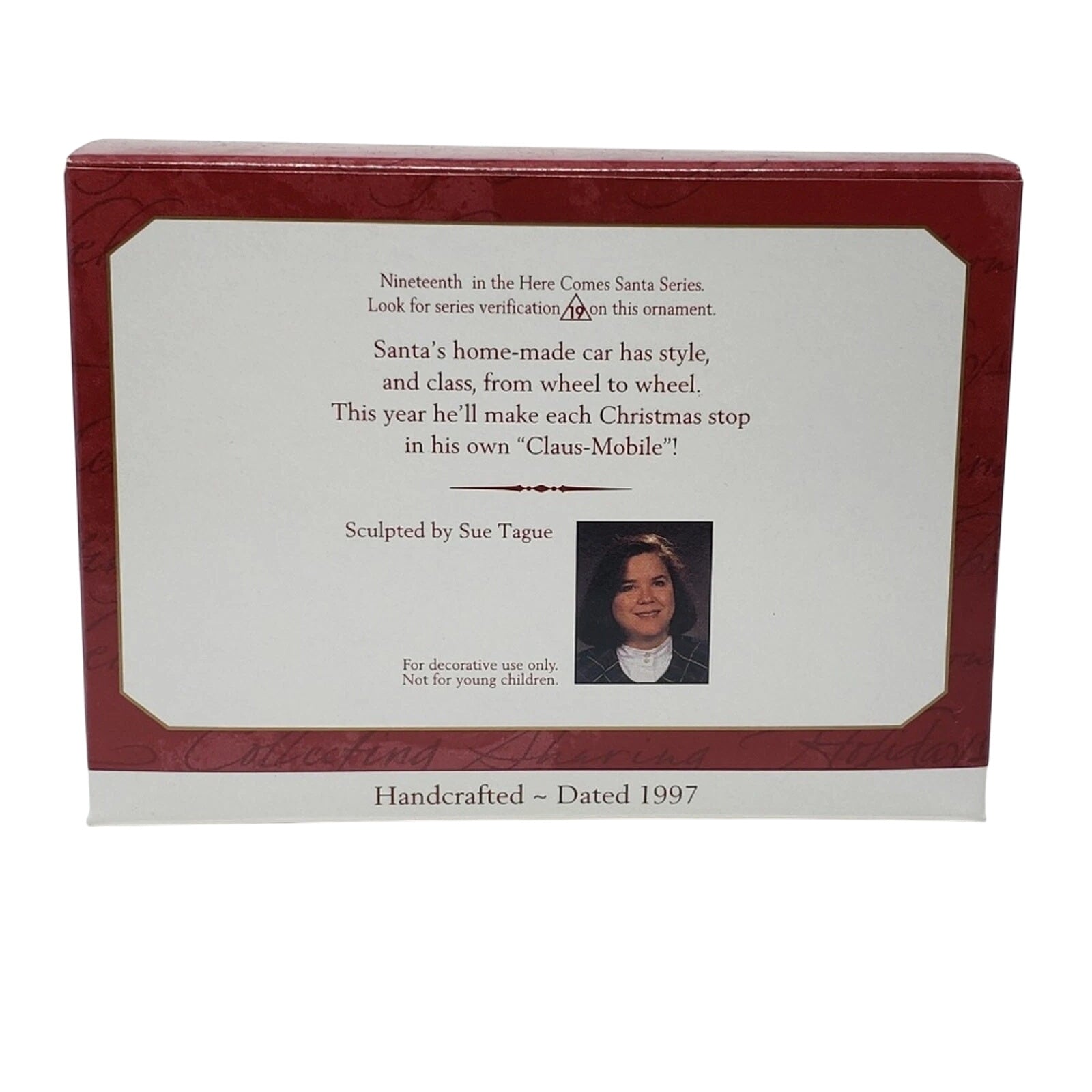 1997 The Claus-Mobile Hallmark Ornament (Here Comes Santa) QX6262