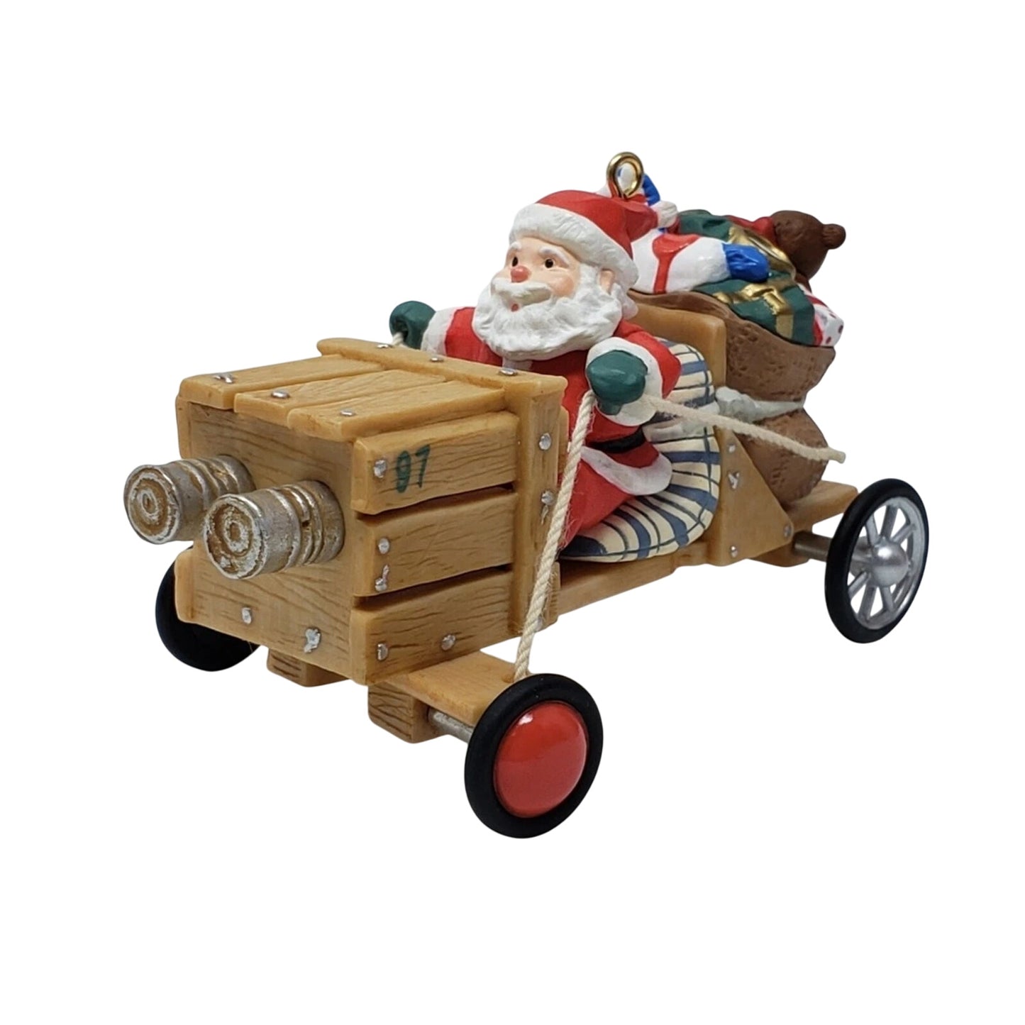 1997 The Claus-Mobile Hallmark Ornament (Here Comes Santa) QX6262