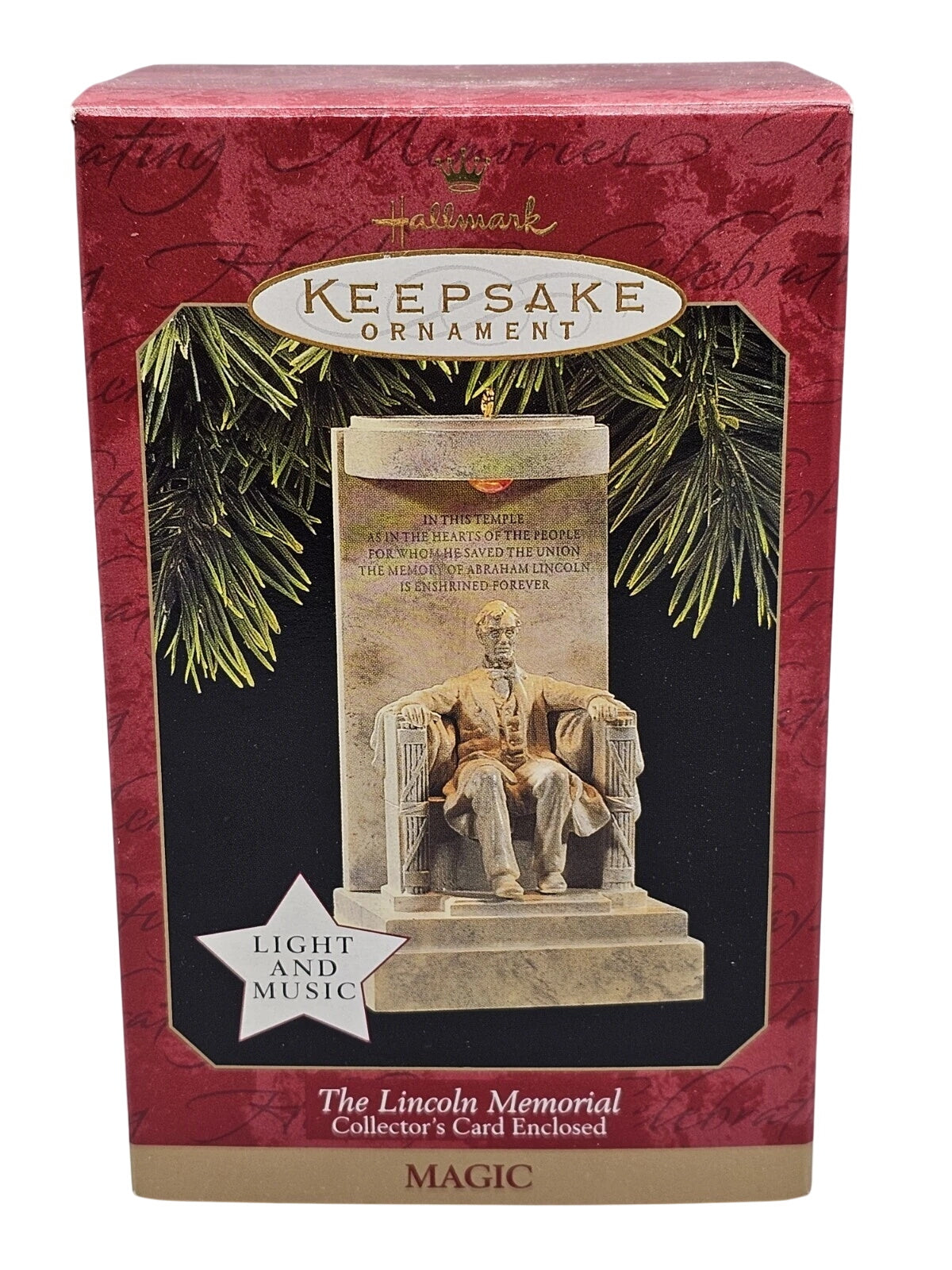 1997 The Lincoln Memorial Hallmark Ornament (Patriotic) QLX7522