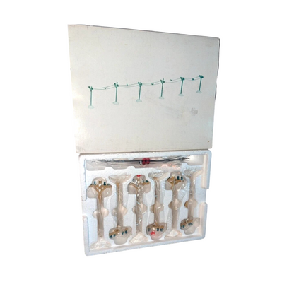 1997 “The Telephone Poles” Set of 6 – Department 56 Village Accessories – Item #52656 Image3
