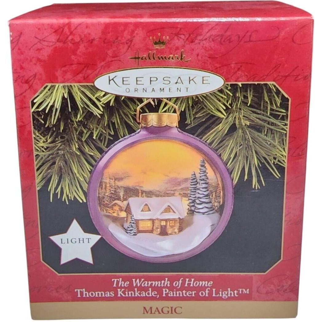 1997 The Warmth of Home Hallmark Ornament (Thomas Kinkade, Painter of Light) QXI7545