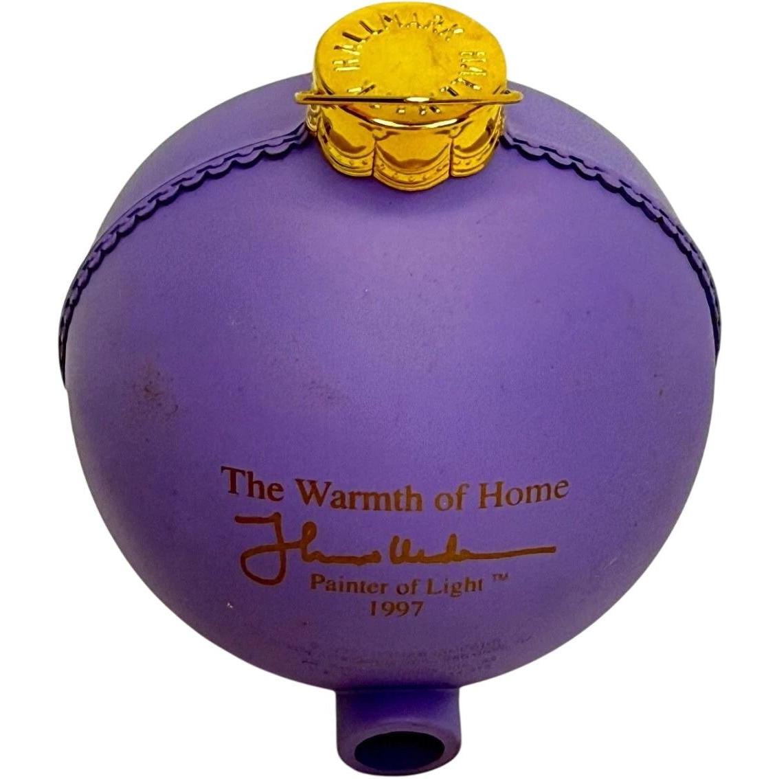 1997 The Warmth of Home Hallmark Ornament (Thomas Kinkade, Painter of Light) QXI7545