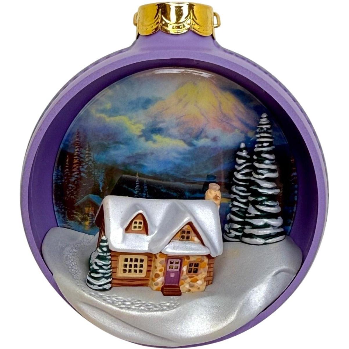 1997 The Warmth of Home Hallmark Ornament (Thomas Kinkade, Painter of Light) QXI7545